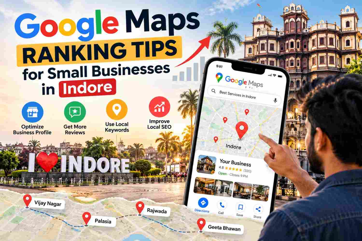 Google Maps Ranking Tips for Small Businesses in Indore