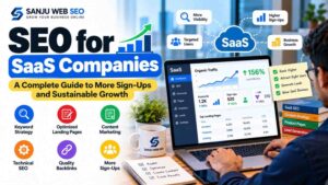 SEO for SaaS Companies strategy by Sanju Web SEO